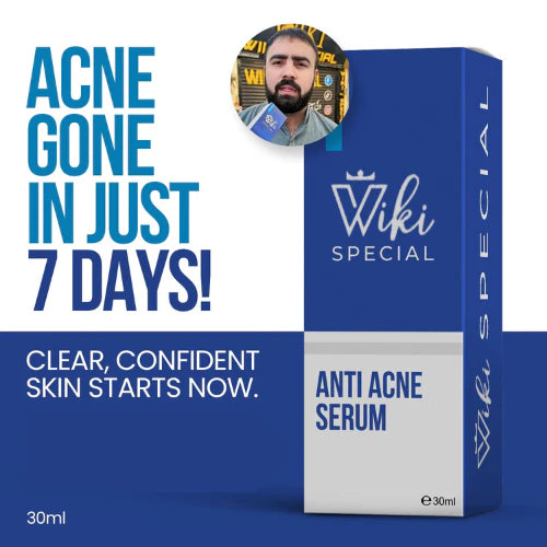 Wiki Special Acne Serum removes acne scars.