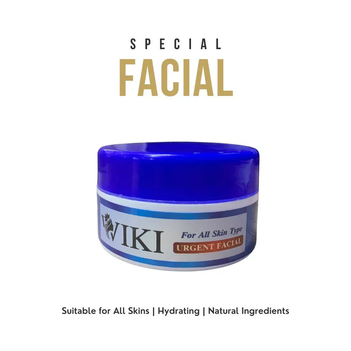Wiki Special Urgent Facial brightens the face.
