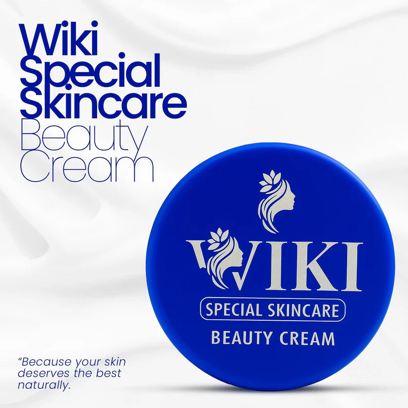 Wiki Special Cream improves skin glow.
